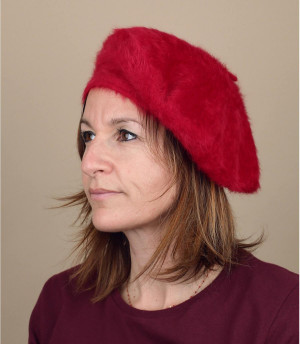 Women angora beret Beret angora hermes